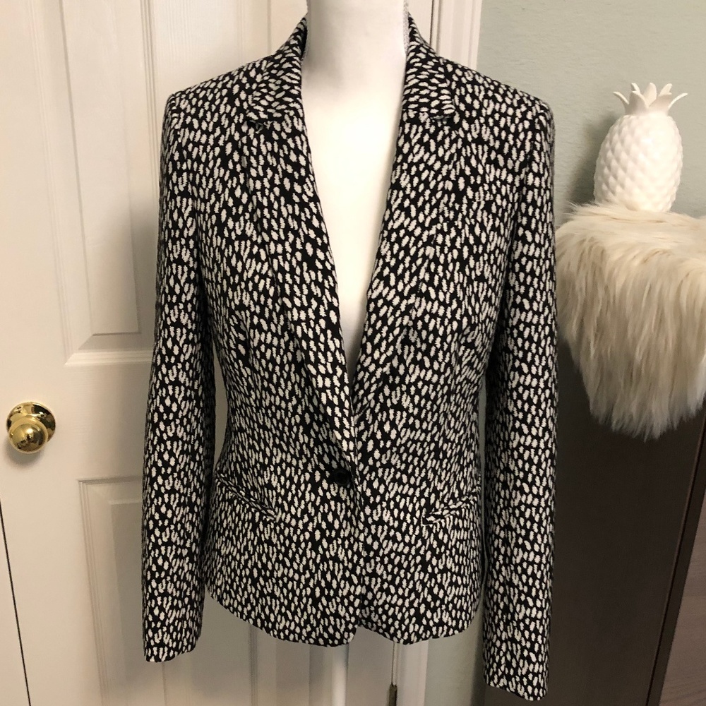 🎉HP🎉 Banana Republic Animal Print Blazer - Sz 10